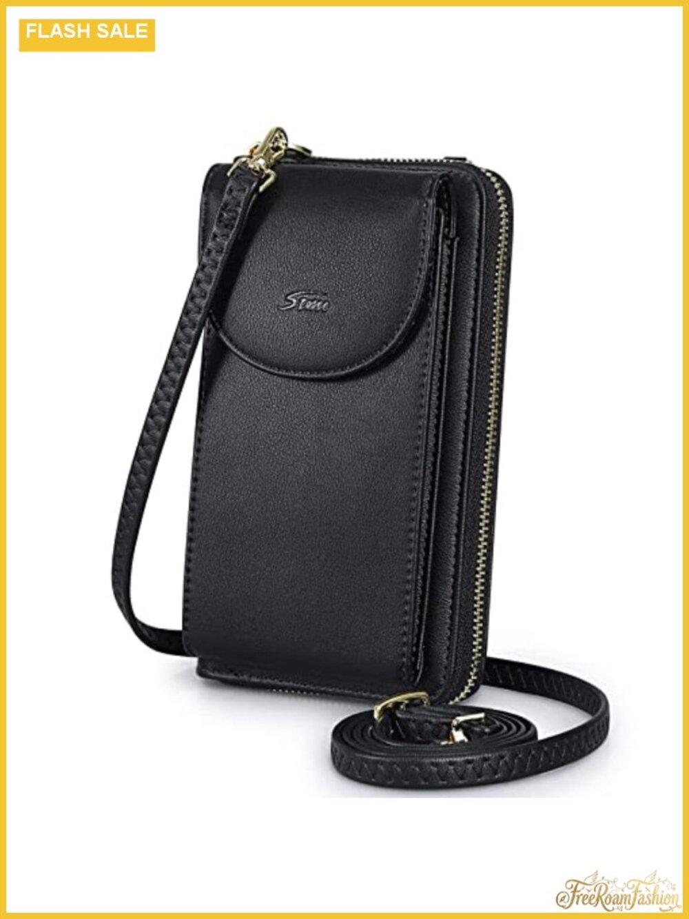 RFID Blocking Crossbody Phone Purse Wallet with Card Slots